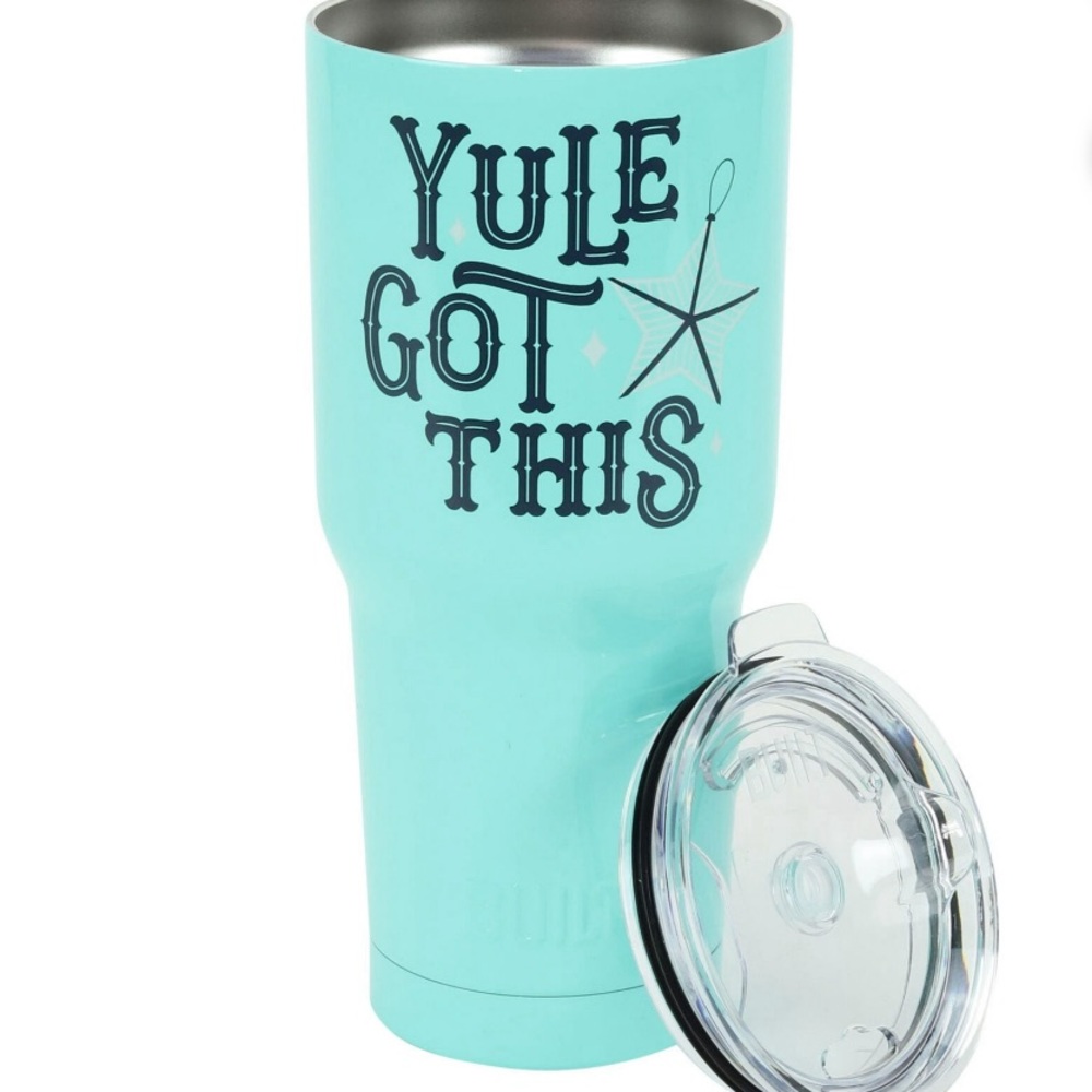 Built 30- Ounce Double Wall Stainless Steel Tumbler “Yule Got This Teal” -New!
